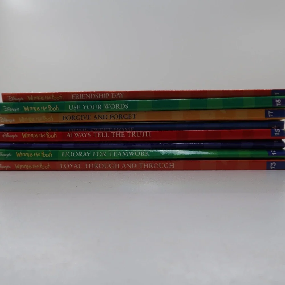Lot of 8 Disney Winnie the Pooh Books Science Learning Hardcover 1,4,12,13,14,18